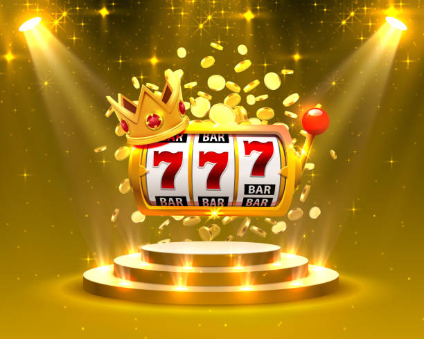Big win slots 777 banner casino. Big win slots 777 banner casino. Vector illustration jackpot winner stock illustrations