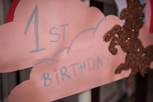 istock Happy birthday - Welcome - Welcome background with colorful 1053030636