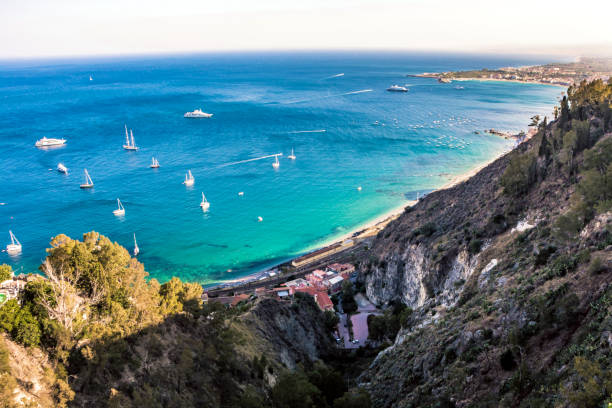 istock Panoramic view of Taormina, Sicily 1053034676