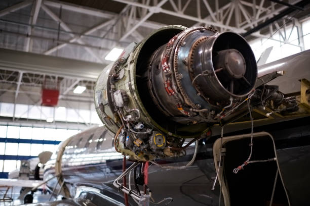 istock Aircraft in the hangar 1053036010