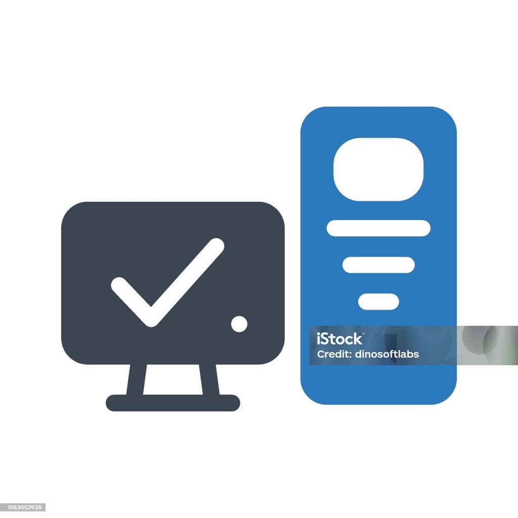 Computer Check Vector Computer Stock Illustration - Download Image Now - Accuracy ...