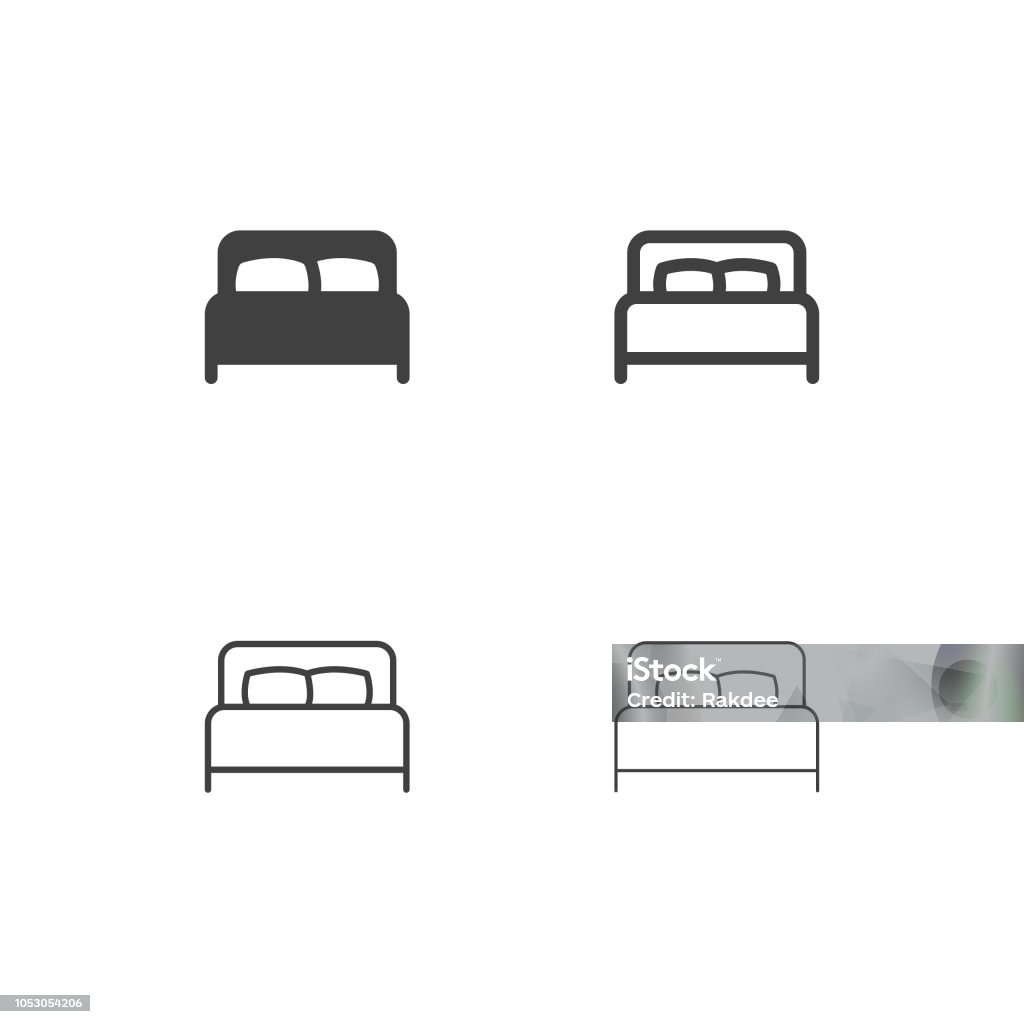 Bed Icons - Multi Series Bed Icons Multi Series Vector EPS File. Bed - Furniture stock vector Bed Icons - Multi Series Bed Icons Multi Series Vector EPS File. Bed - Furniture stock vector