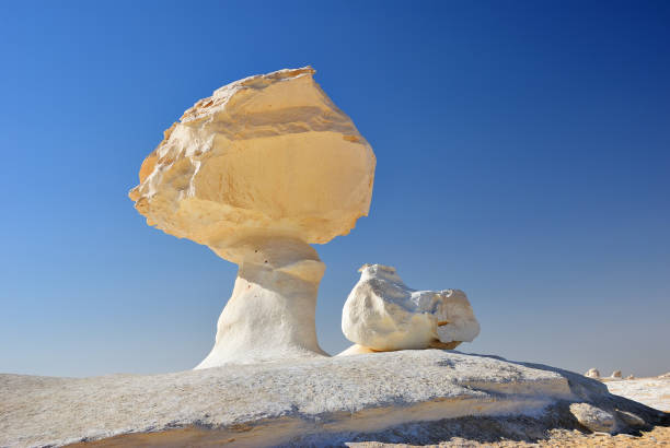 istock The limestone formation in White desert Sahara Egypt 1053055848