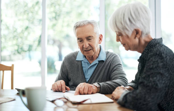 istock Taking care of their financial affairs 1053060506
