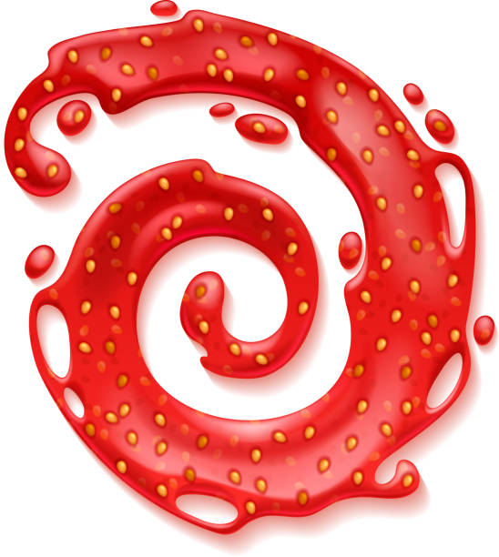 Jam Splattered Jelly Splatter Vector