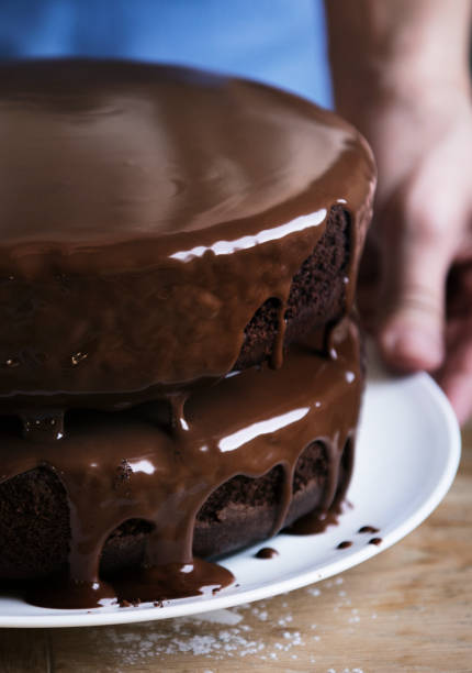 istock Chocolate fudge cake photography recipe idea 1053079540