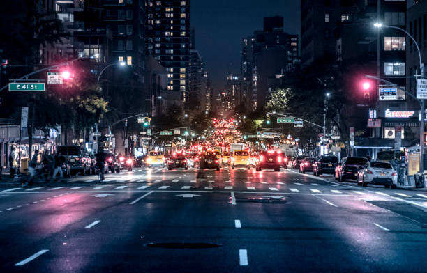 istock New York, 5th Avenue traffic in the evening 1053079702