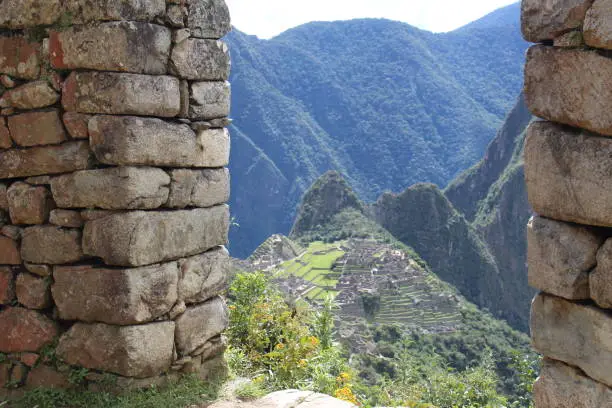 Amazing picture of Machupichu viewed from a different side