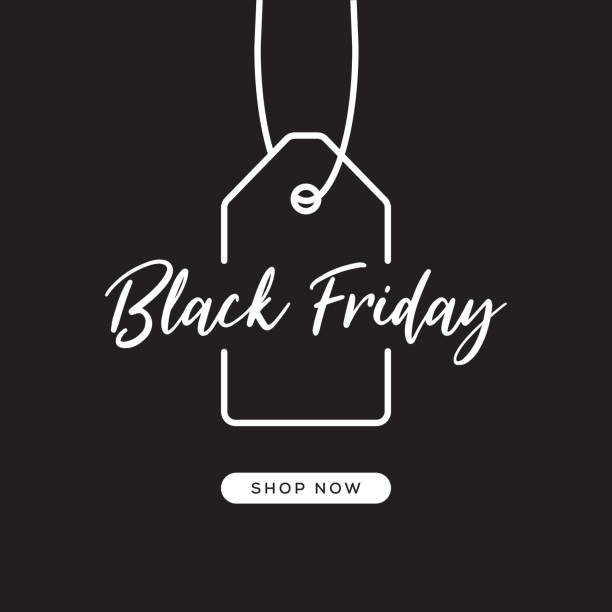 Black Friday Web Banner Design Black Friday Web Banner Design black friday sale banner stock illustrations