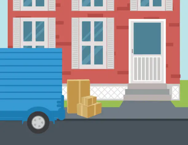 Vector illustration of Delivery Logistics Concept