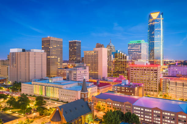 istock Oklahoma City, Oklahoma, USA Skyline 1053090392