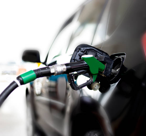 istock Fuel tank of car when it refuels. 1053091756