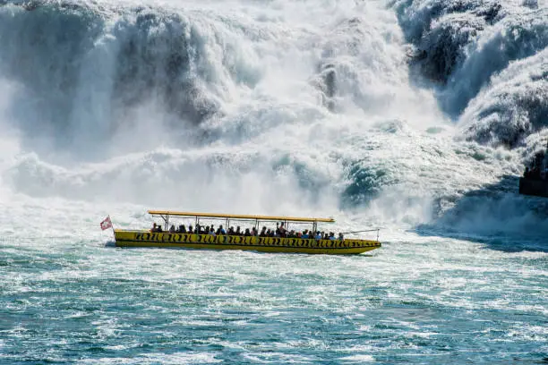 Rhine Falls in Schaffhausen, Switzerland