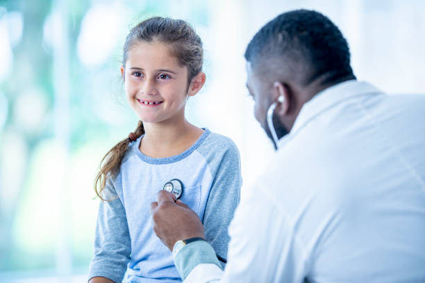 istock Girl Having Heart Exam 1053098638
