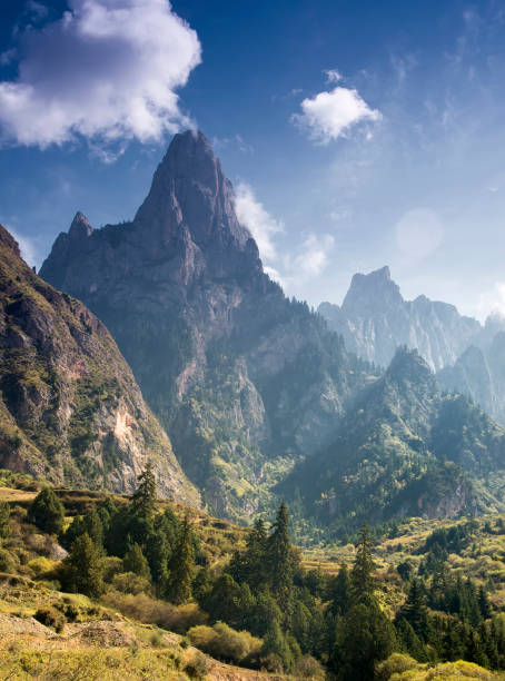 istock Magnificent mountains and forests 1053098762