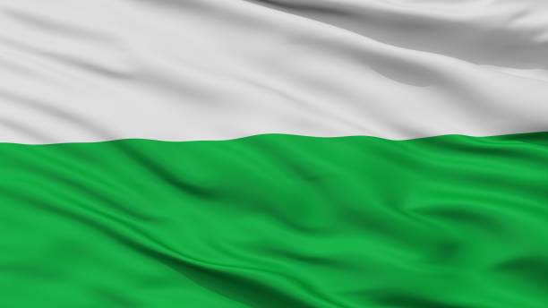 istock Esmeraldas City Flag, Ecuador, Closeup View 1053109642