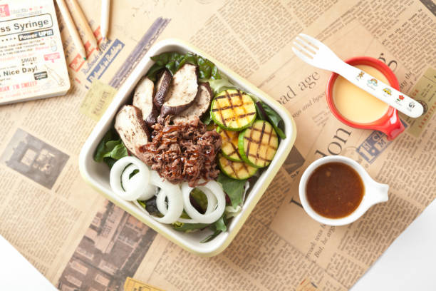 istock Diet foods with various fruits and side dishs 1053111078