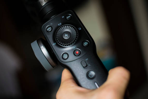 istock Gimbal stabilizer equipment for video recording 1053111428