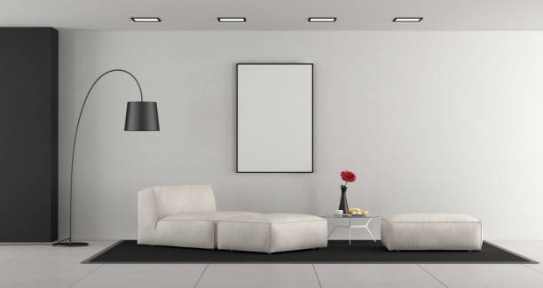 istock White minimalist living room 1053114550