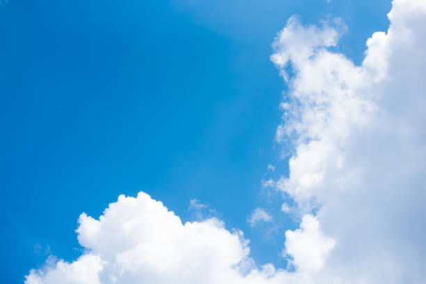 istock Blue skies and white clouds are used for backgrounds or water topics.Use as background image for presentation. 1053128118
