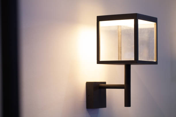 istock Beautiful modern wall lamp interior contemporary decoration 1053128756
