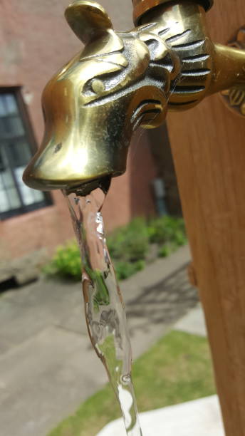 istock Golden water tap 1053130722