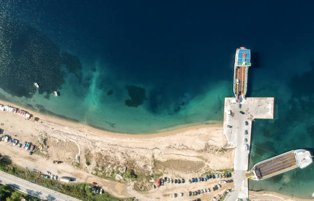 istock Ferry at Tripiti, Greece 1053139212