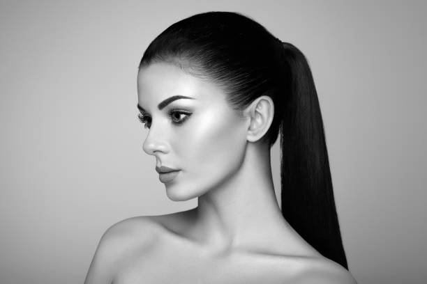 istock Beautiful woman face 1053139748