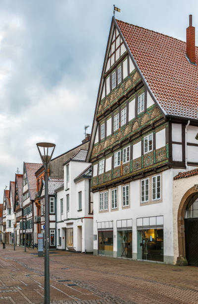 istock Street in Lemgo, Germany 1053145004