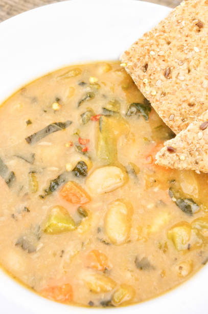 istock Ribollita soup closeup 1053145426