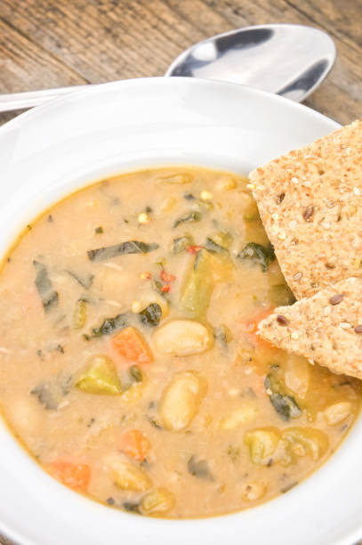 istock Ribollita soup closeup 1053145438