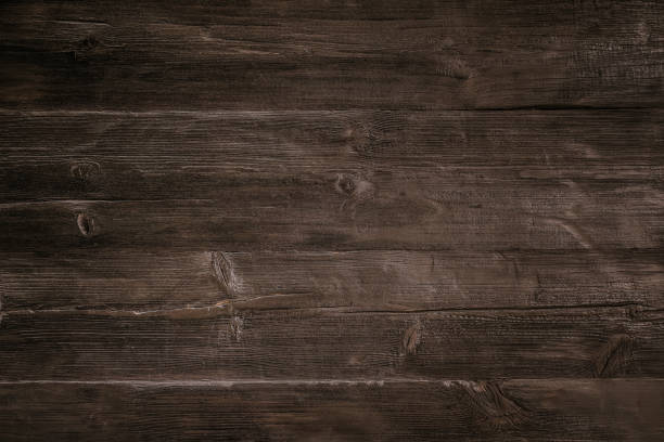sfondo in legno scuro - surface level dirty wood nobody foto e immagini stock