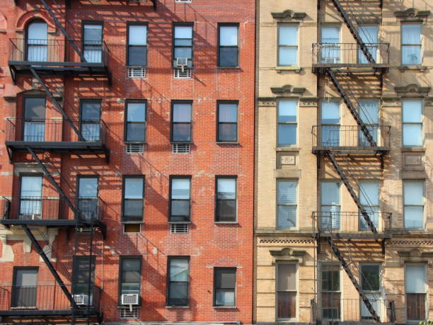 istock Fire Escape Stairs Outside Building New York 1053154214