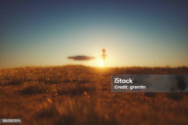 Aliens Have Landed Stock Photo - Download Image Now - Alien, UFO, Conspiracy