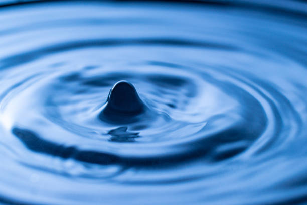 istock water drop splash in a glass blue colored 1053157974