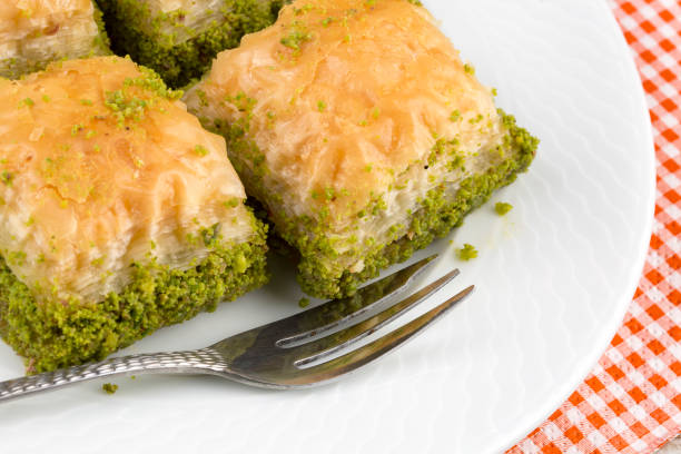 istock Turkish kitchen; Traditional delicious Turkish desserts; Baklava 1053179262
