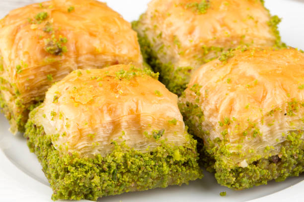 istock Turkish kitchen; Traditional delicious Turkish desserts; Baklava 1053179368