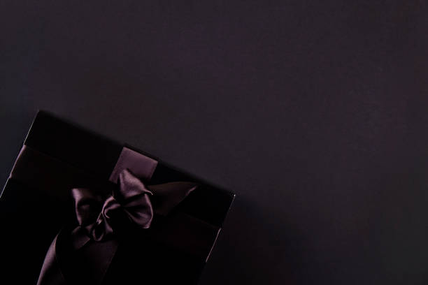 istock Close up shot of nice present on copy space background. 1053179702