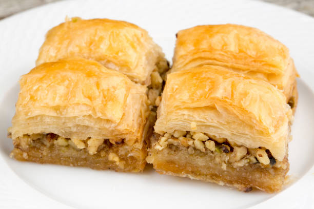 istock Turkish kitchen; Traditional delicious Turkish desserts; Baklava 1053179922