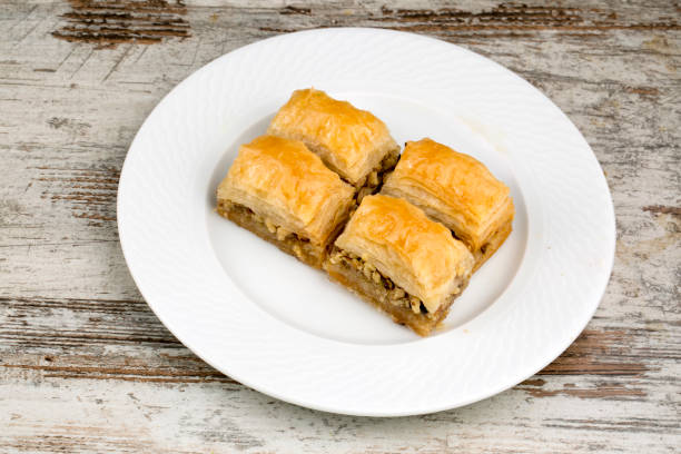 istock Turkish kitchen; Traditional delicious Turkish desserts; Baklava 1053179942