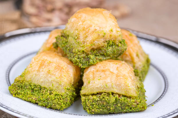 istock Turkish kitchen; Traditional delicious Turkish desserts; Baklava 1053181568