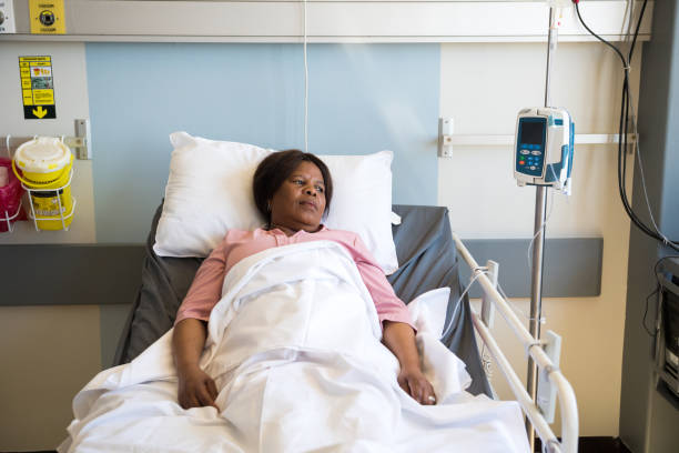 istock Senior patient at the hospital 1053184312