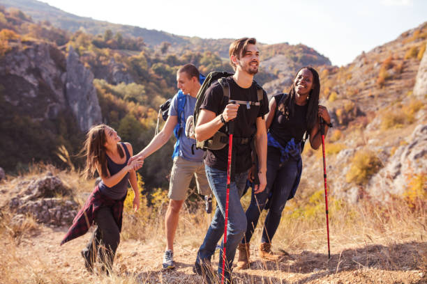 istock Hiking time. Inclusive recreation 1053198158
