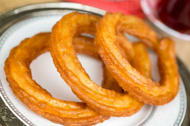 istock Traditional delicious Turkish desserts; ring dessert, halka tatli 1053208454