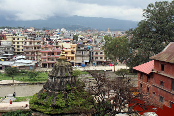 istock Boudhanath Stupa as seen from far away Pashupatinath. 1053208654