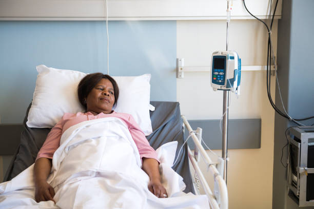 istock Senior patient at the hospital 1053217138