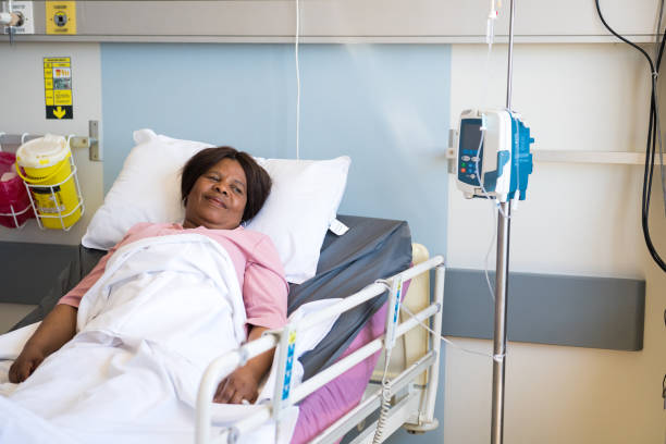 istock Senior patient at the hospital 1053217162