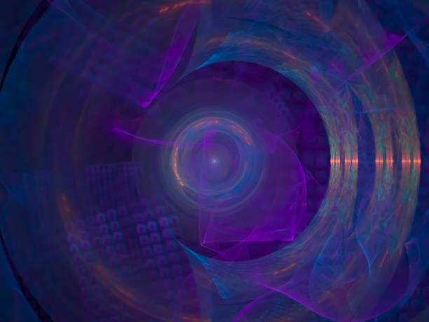 istock abstract digital fractal, beautiful future design, party festive 1053223314