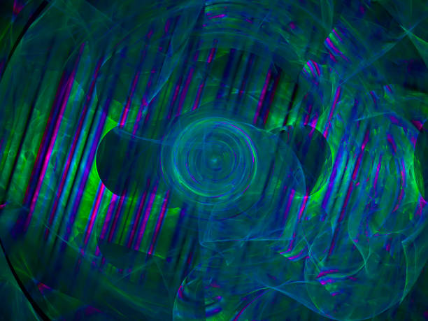 istock abstract digital fractal, beautiful future design, party festive 1053223316
