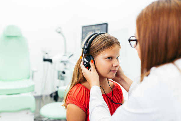istock Boy at medical ears examination 1053230642